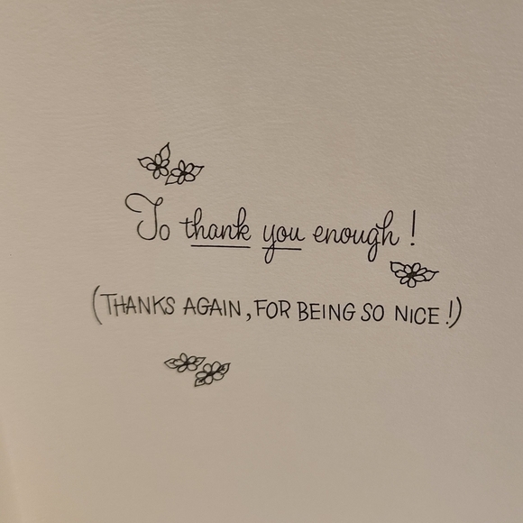 Vintage Homy Animal Theme Thank You Card - Picture 2 of 5